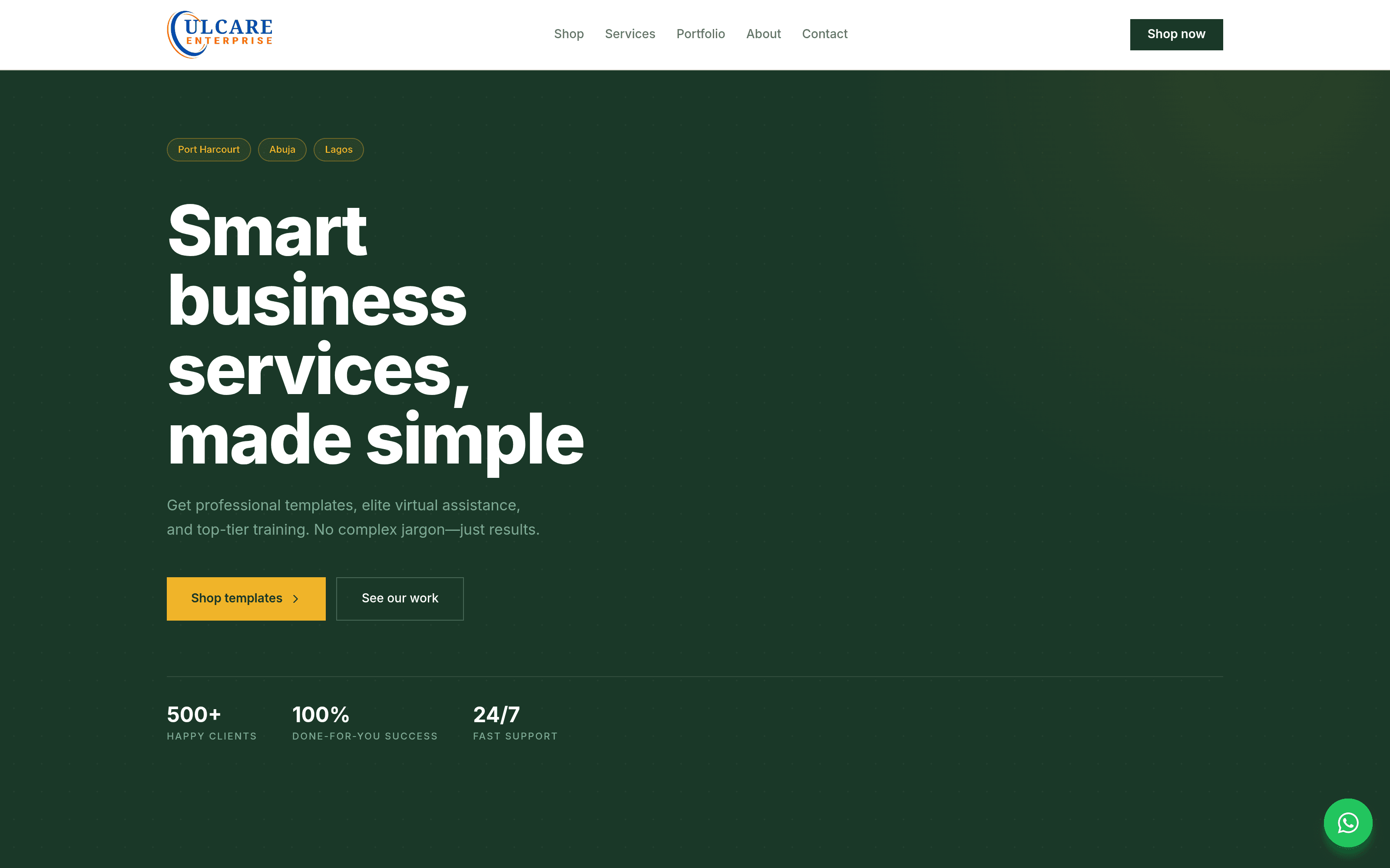Screenshot of Ulcare Enterprise